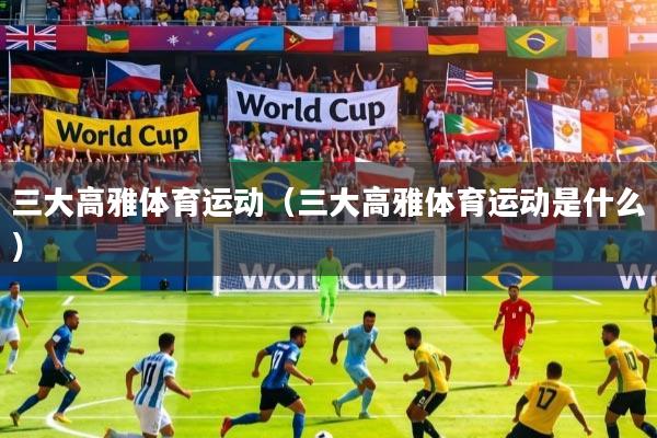 三大高雅体育运动（三大高雅体育运动是什么）